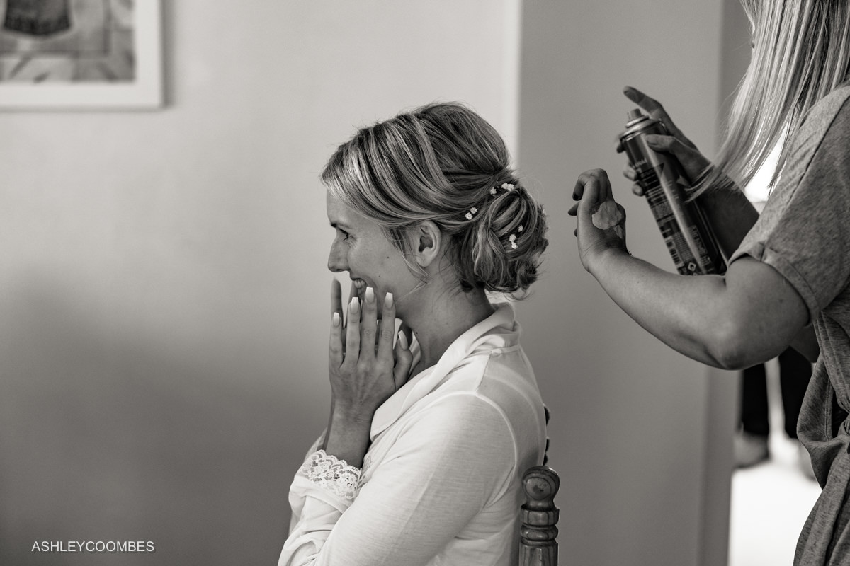 bride hair