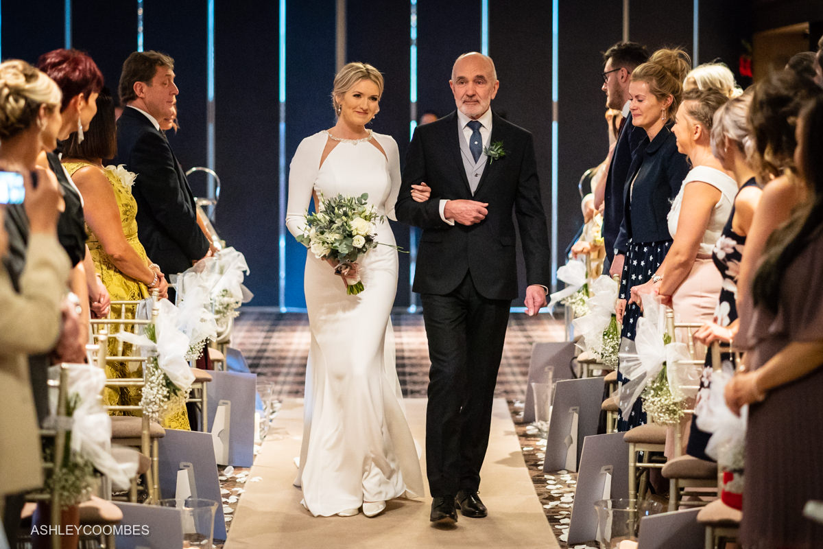 Down the aisle