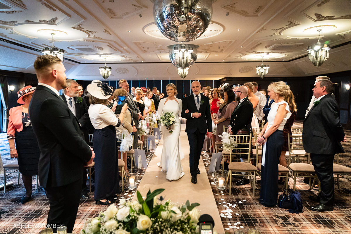 bride arrival