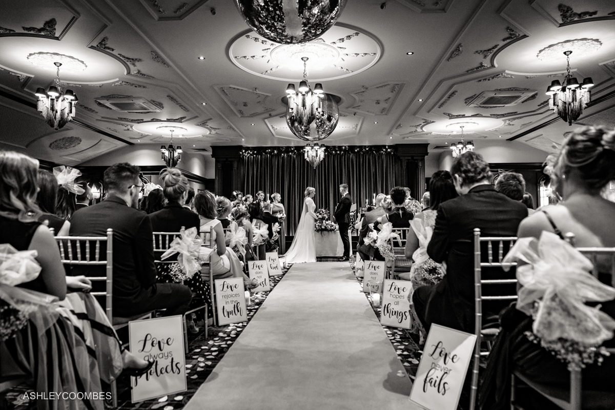 the ceremony wide angle view