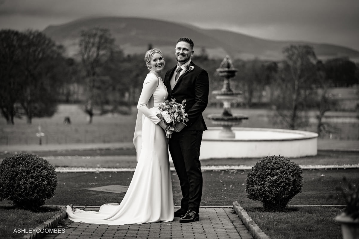 Cornhill Castle Wedding portrait