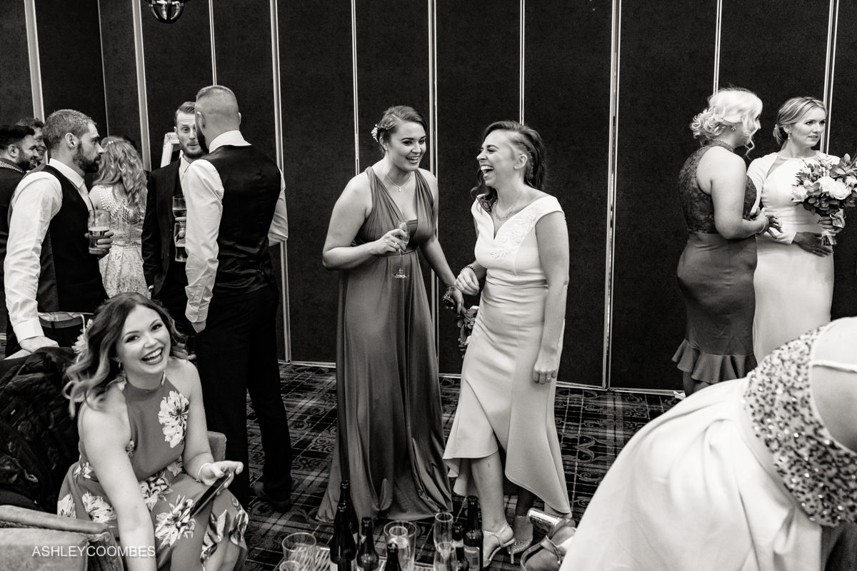 girls laugh