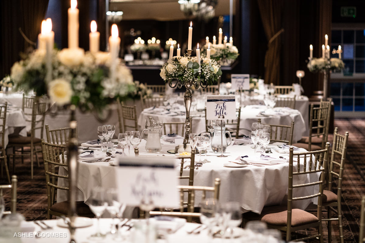 Cornhill Castle Wedding tables